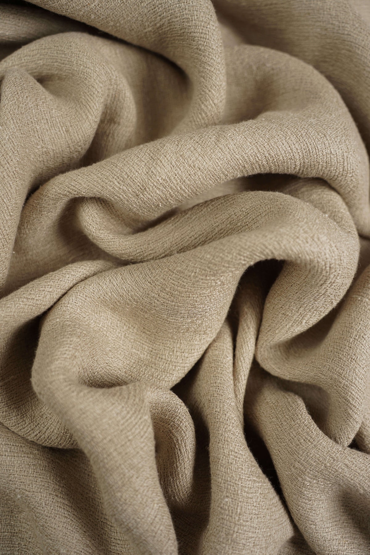 Vorhangstoff – Leinen – Exklusiv – Doppelte Breite – 300 cm – Greige – – Gårda Textil