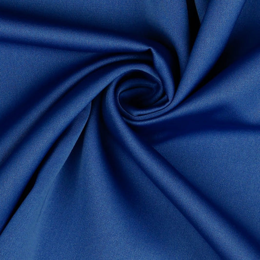 Royal Satin Polyester Mikrosatin Cobolt Blå