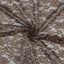 Spets - Kraftig - Blommor - Brun - 030