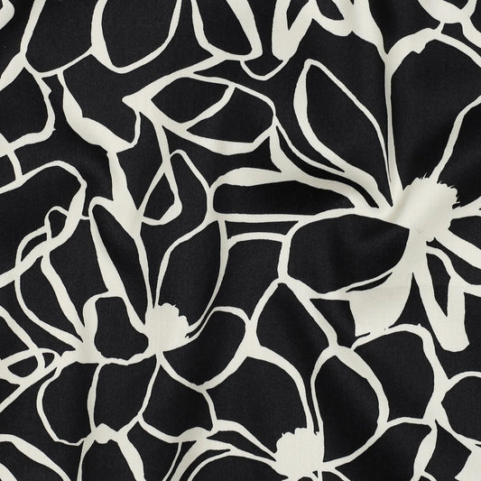 Nerida Hansen - Cotton Satin - Magnolia - Bomull - Black