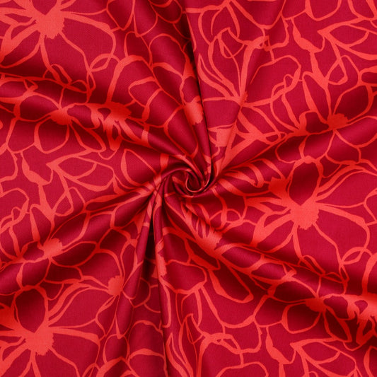 Nerida Hansen - Cotton Satin - Magnolia - Bomull - Magenta