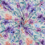 Mönstrat - Bomull - Voile - Digitaltryck - Blommor - Lila - 001