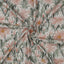 Mønstret muslin - Dobbel gasbind - Blomster - Hvit - 001