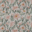 Mønstret muslin - Dobbel gasbind - Blomster - Hvit - 001
