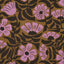 Mönstrad - Canvas - Bomull - Blommor - Green - 42.004
