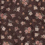 Mönstrad - Bomull - Poplin - Blommor - Brown - 17.032