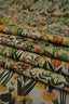 Art Nouveau - Patterned - Upholstery fabric - Curtain fabric - Tulip field - Orange