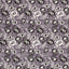 Mønstret viskose - Poplin - Paisley - Svart