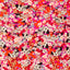 Mønstret viskose - Crepe - Små blomster - Rosa