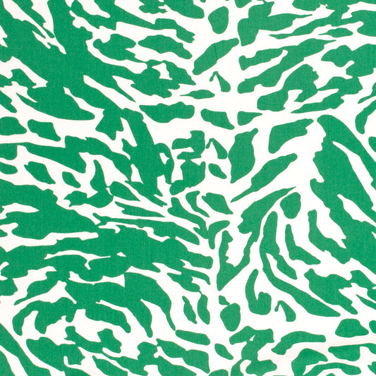 Mönstrad Viskos - Poplin - Camouflage - Grön