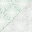 Mønstret - Bomull - Viskose - Abstrakt - Solenergi - Mint - 022