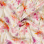 Mønstret Muslin - Dobbel Gaze - Akvarell - Blomster - 050