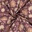 Bomull - Voile - Mönstrat - Batik - Blommig - Plommon - 014