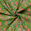 Bomull - Voile - Mönstrat - Batik - Blommor - Lime - 023