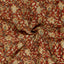 Bomull - Voile - Mönstrat - Batik - Blommor - Röd - 015