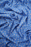 Curtain fabric - Patterned - Cotton - Blue - Gordes Mouche - 60/003
