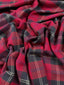 Irländsk Tweed - Ull - Röd, Svart - Ruta, Tartan