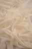 Siden - Georgette - Fjäderlätt - Cream - 08