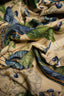 Mönstrat - Inredning- Gobeläng - Bomull - Polyester - Påfåglar - Beige - 522