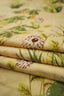 Deadstock - 270 cm bred - Lin - Blommor - Gul - DI64