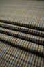 Deadstock - Italiensk - Ull - Tweed - Beige, blå, grön - DK79