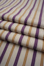 Deadstock - Shirt Fabric - Cotton - Stripe - Purple, Orange - DS184