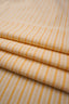 Deadstock - Skjorttyg - Bomull - Lin - Rand - Orange - DS228