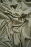 Deadstock - Skjorttyg - Bomull - Lin - Rand - Grön, beige - DS253
