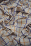 Deadstock - Skjorttyg - Bomull - Rand - Lila, orange - DS255