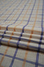 Deadstock - Skjorttyg - Bomull - Rand - Lila, orange - DS255