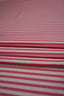 Deadstock - Skjorttyg - Bomull - Rand - Rosa - DS258