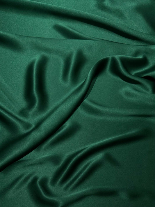 Sidensatin - Emerald - Satin - Siden - Fg226