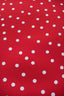 Made by Gårda Textil - Siden - Crêpe de Chine - Dotted Really Red