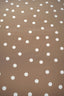 Made by Gårda Textil - Siden - Crêpe de Chine - Dotted Cream - Taupe