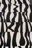 Viskossatin - Mönstrad - Abstrakt - Svart, ivory - 2557