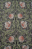 Jugendmønstret møbelstoff Gardinstoff - Bomull - Floral Entrapment - Grønn, fersken