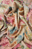 Patterned - Curtain fabric - Furnishing - Cotton/Linen - Floral oil painting - Pink