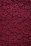 Spets - Kraftig - Blommor - Cherry red - 010