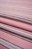 Deadstock - Shirt Fabric - Cotton - Linen - Stripe - Pink, Blue - DS171