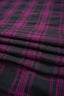 Vintage - Ull/Bomull/Viskos - 150g - Svart, Cerise - Rutig - VT68