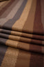 Vintage - Ull - 360g - Brun, Rost - Randig - VT75 – vikt tyg