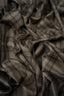 Italiensk kostymull brun rutig DK133 – drapering