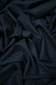 Deadstock - Kostymull - Italiensk - 160g - Marinblå - Prickig - DK93