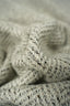 Grå tweed i fiskben TW46 – drapering närbild