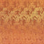 Mönstrat Foder Paisley Viskos Polyester Orange C19
