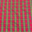 Vintage - thaisiden - Röd - Tartan Ruta