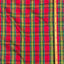 Vintage - thaisiden - Röd - Tartan Ruta