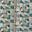 Liberty Tana Lawn Patchwork Town Grønn 